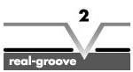 2 sided V-groove
