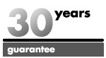 30 years residential and 5 year commercial warranty