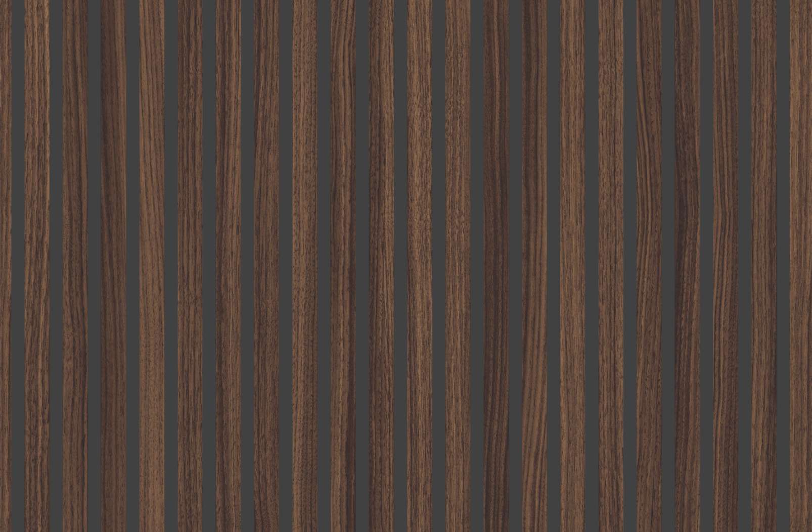 Tobacco Franklin Walnut, RW, 17 mm, Acoustic Panels MDF Deep Black