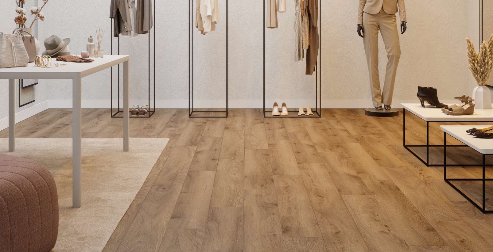 Tuscan Manor Oak, TN, 7 mm, Standard Plank - Room Scene