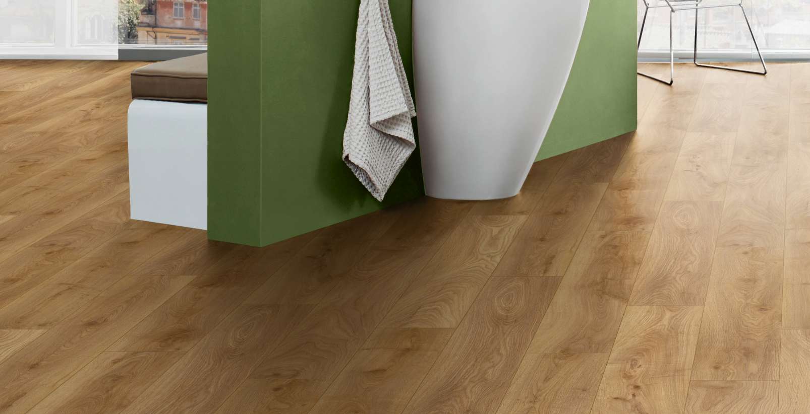 Heathland Oak, HO, 7 mm, Standard Plank - Room Scene