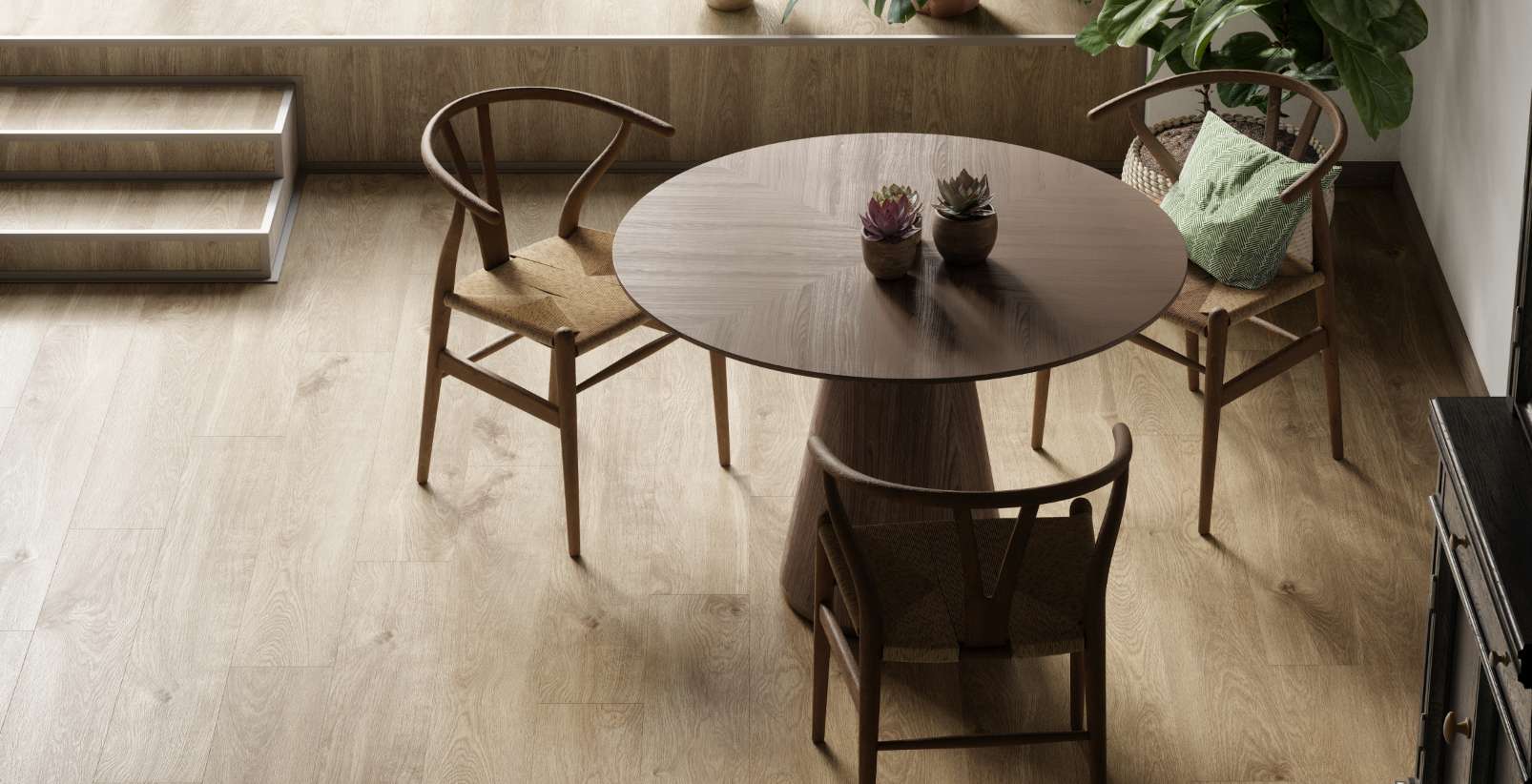 Eurus Oak, NL, 9 mm, Standard Plank - Room Scene