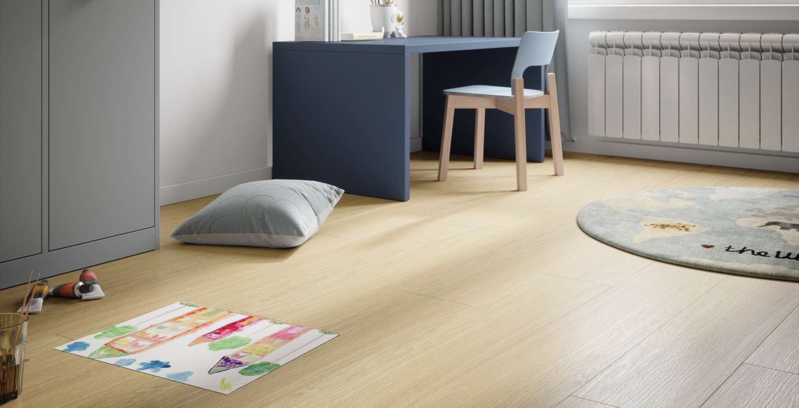 Hay Darcy Oak, DY, 12 mm, Standard Plank - Room Scene