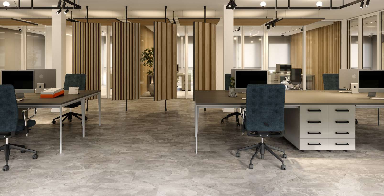 Silverado Slate, OS, 8 mm, Tile - Room Scene