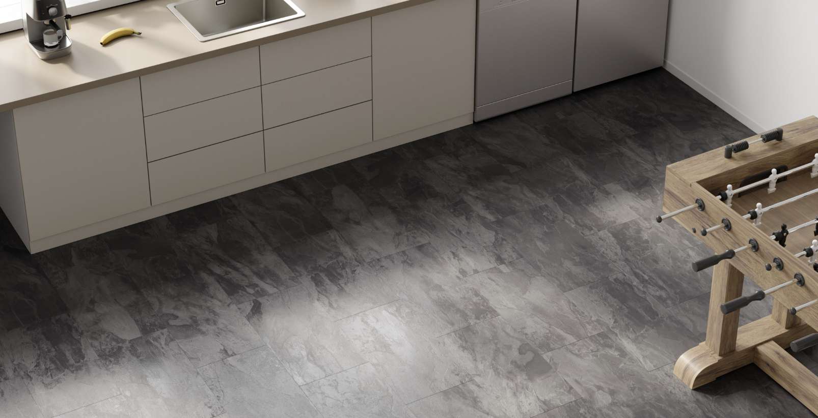 Nightfall Slate, OS, 8 mm, Tile - Room Scene