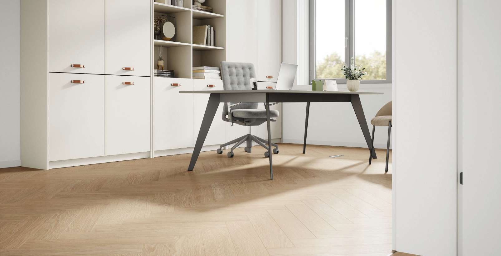 Natural Darcy Oak, DY, 9 mm, Wide Plank - Room Scene