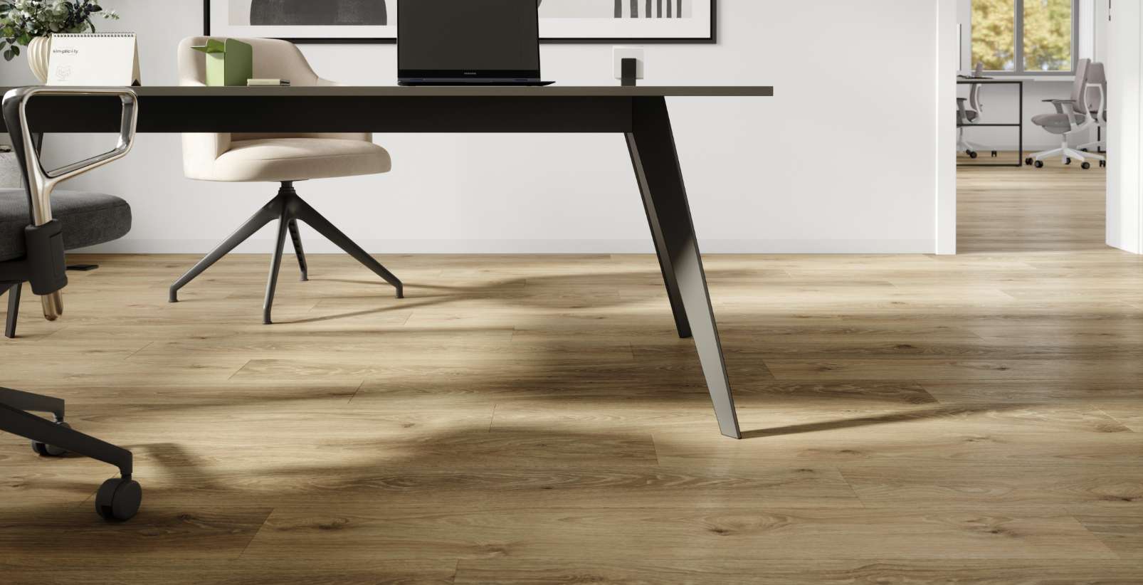 Wheat Pistachio Oak, MW, 8 mm, Standard Plank - Room Scene