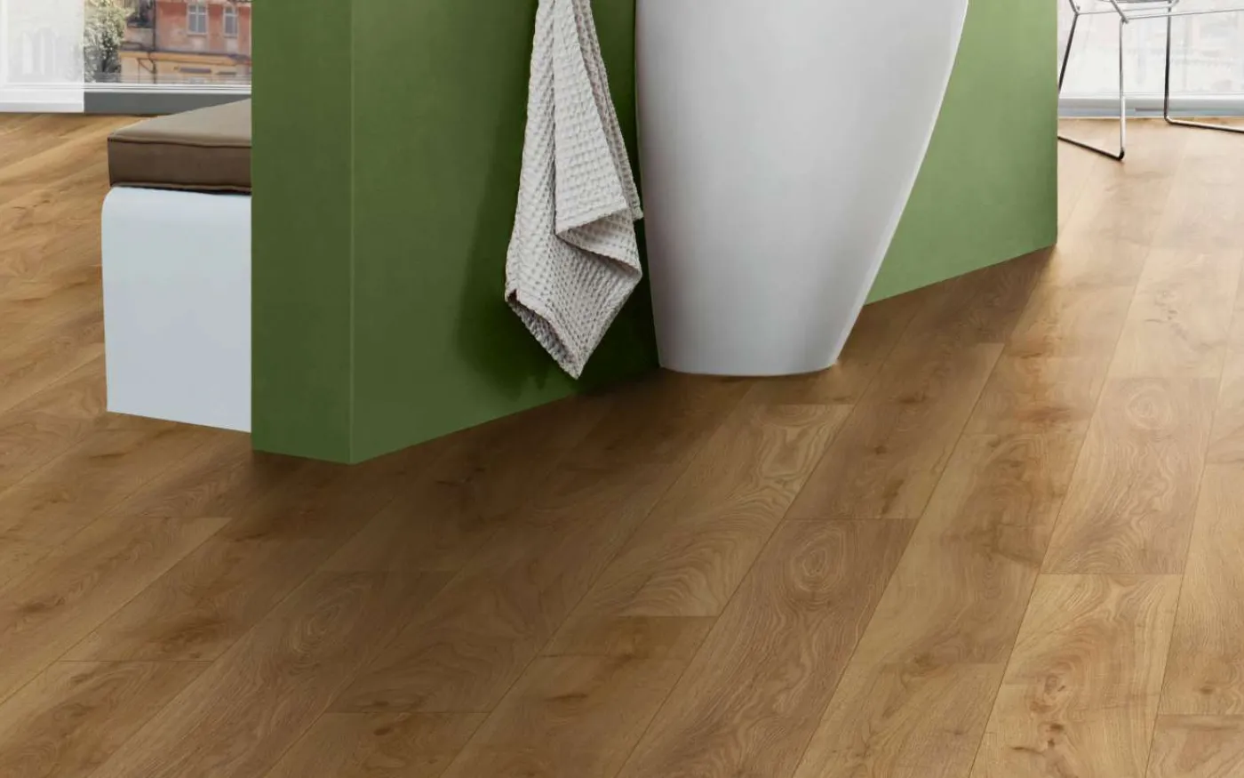 Heathland Oak, HO, 7 mm, Standard Plank - Room Scene