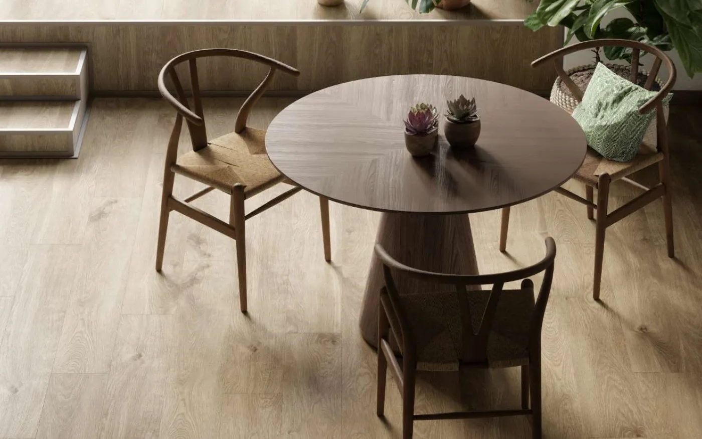 Eurus Oak, NL, 9 mm, Standard Plank - Room Scene