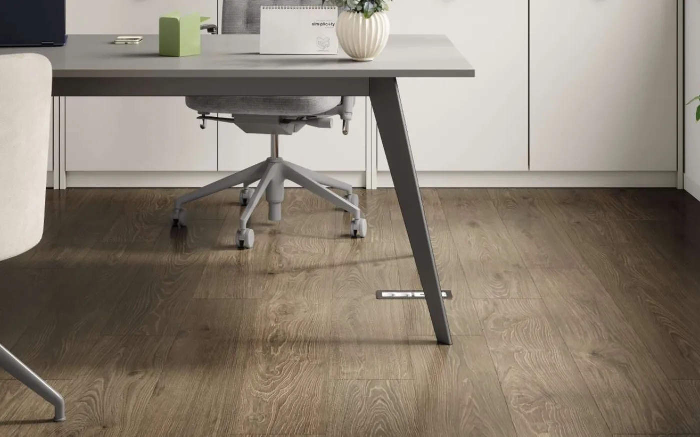 Dark Montanara Oak, MR, 9 mm, Wide Plank - Room Scene